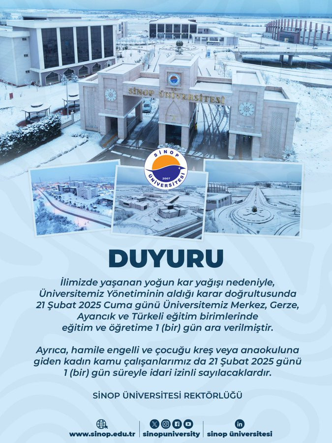 HANGİ ÜNİVERSİTELER TATİL