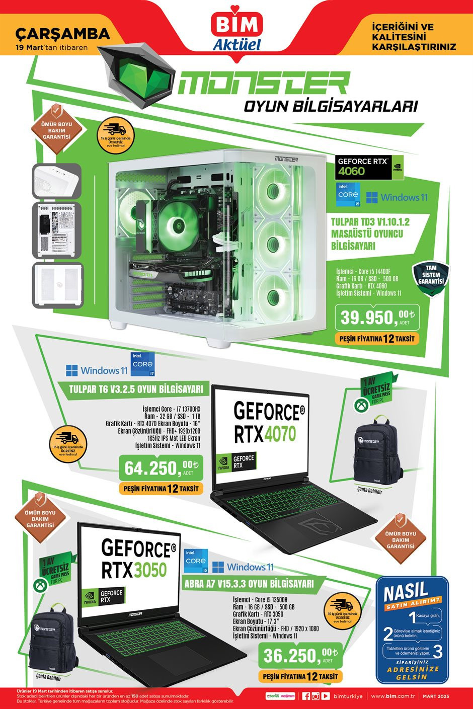 BİM 19 MART 2025 AKTÜEL KATALOĞU