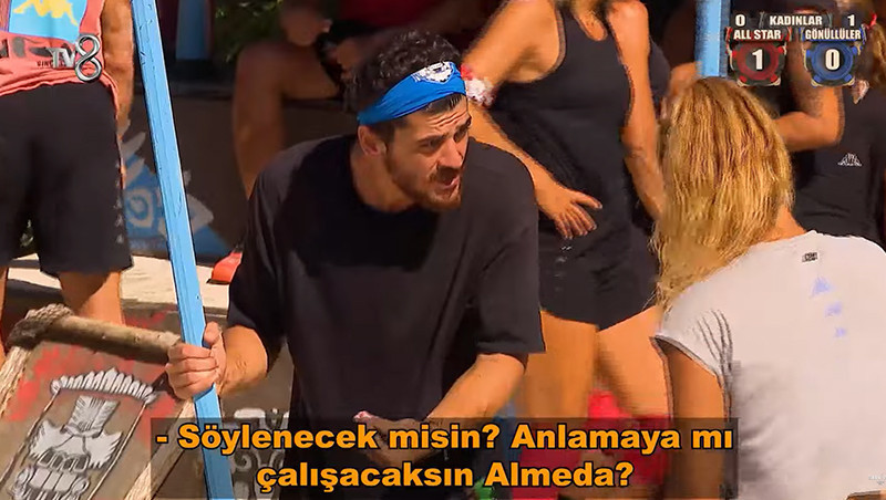 POYRAZ VE ALMEDA ARASINDA SESLER YÜKSELDİ