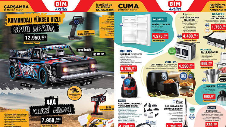 BUGÜN SATIŞTA BİM AKTÜEL 28 MART 2025 KATALOĞU - İNDİRİMLİ ÜRÜNLER 🛒📌|| Bimde bu hafta neler var Bim aktüel kataloğu Mini Buzdolabı, Hava Üflemeli Saç Şekillendirici, Kahve Makinesi, Dik Durabilen Süpürge getiriyor...