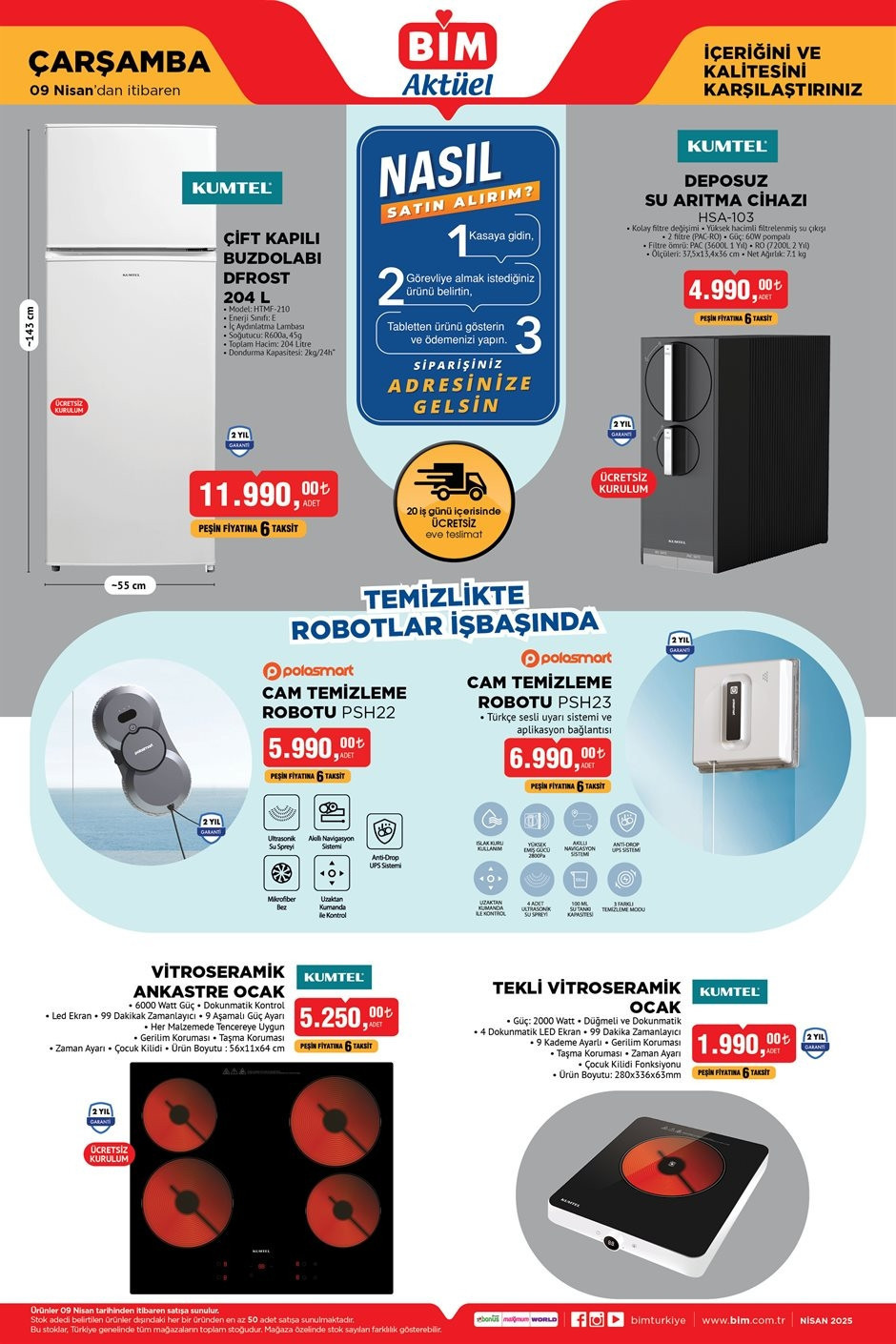 BİM AKTÜEL 9 NİSAN 2025 KATALOĞU