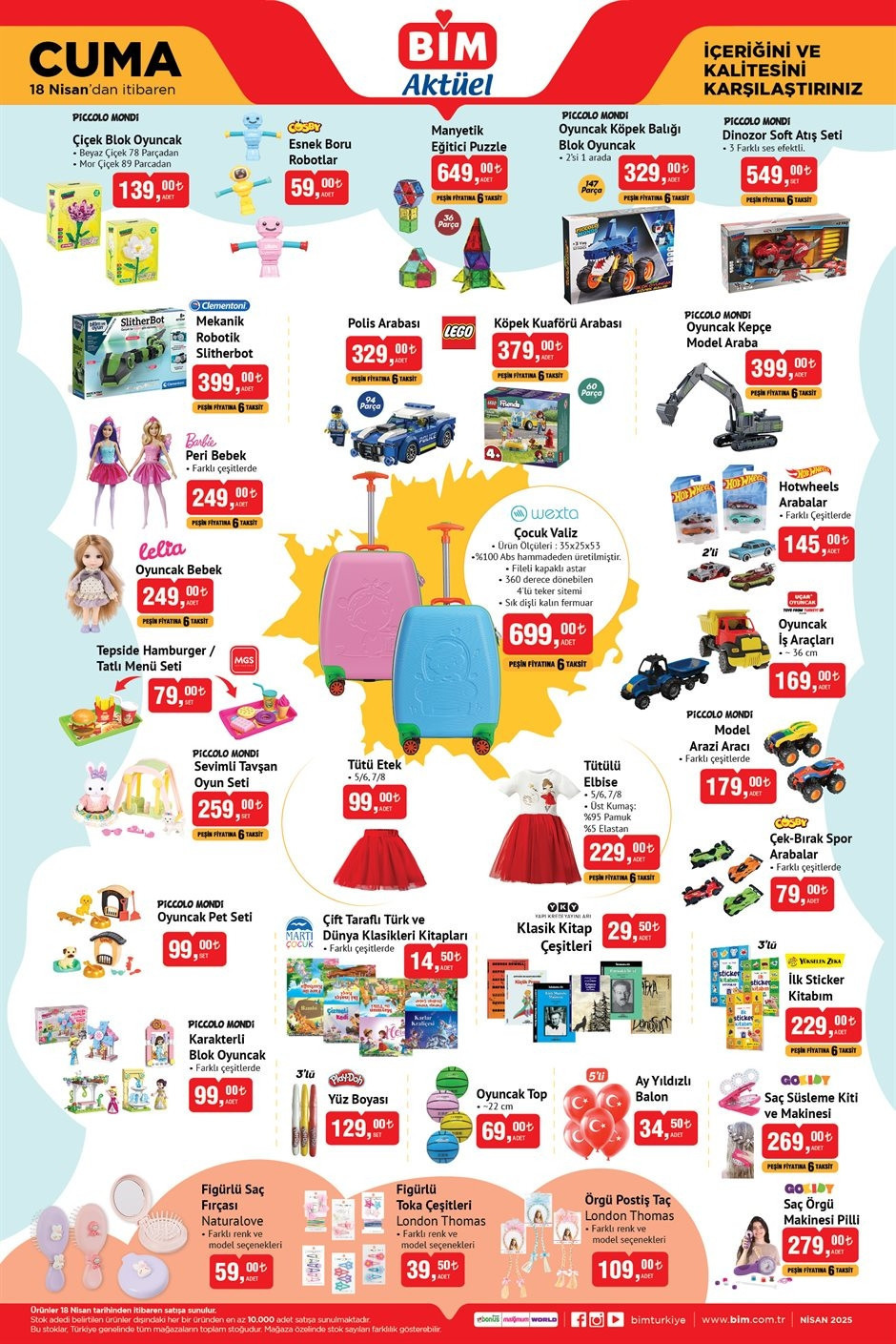 İNDİRİMLİ - AKTÜEL ÜRÜNLER RAFLARDA BİM 18 NİSAN 2025 KATALOĞU - CUMA İNDİRİMLERİ || BİMde bu hafta neler var Bim aktüel kataloğu Kickscooter, Elektrikli Düdüklü Tencere, Cep Telefonu Getiriyor