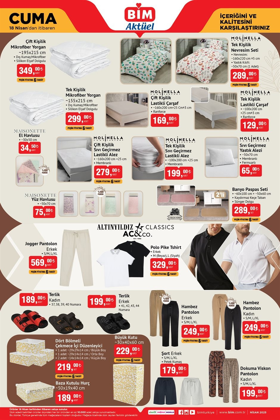 İNDİRİMLİ - AKTÜEL ÜRÜNLER RAFLARDA BİM 18 NİSAN 2025 KATALOĞU - CUMA İNDİRİMLERİ || BİMde bu hafta neler var Bim aktüel kataloğu Kickscooter, Elektrikli Düdüklü Tencere, Cep Telefonu Getiriyor