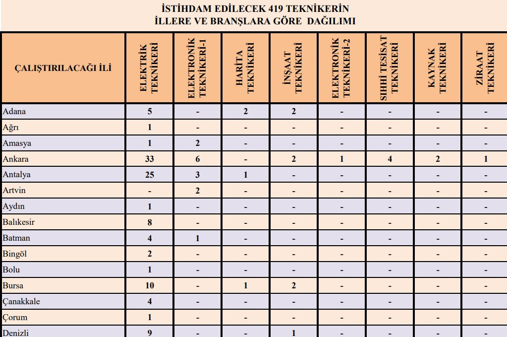 TEİAŞ PERSONEL ALIMI BAŞVURU ŞARTLARI NELER