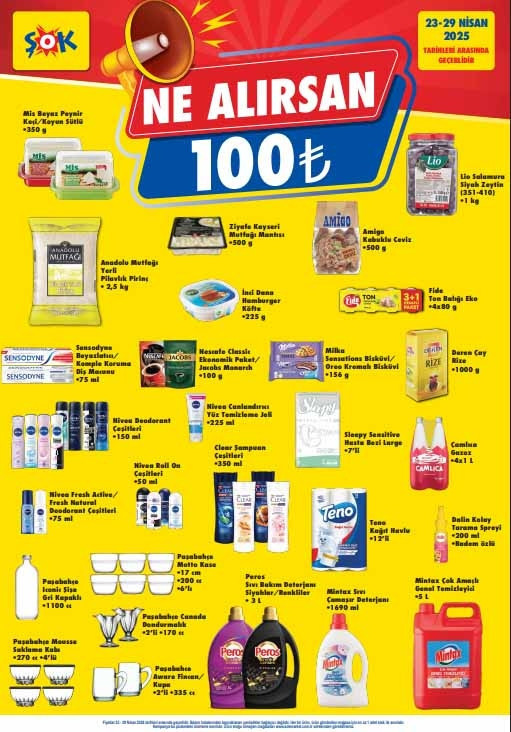 ŞOK AKTÜEL İNDİRİM BROŞÜRÜ 23-29 NİSAN 2025 || ŞOK indirim kataloğu ile bu Çarşamba neler var, hangi ürünler geliyor Terlik çeşitleri, mini print kamera, oyuncu kulaklığı ŞOK marketlerde olacak ŞOK AKTÜEL İNDİRİM BROŞÜRÜ 23-29 NİSAN 2025 || ŞOK indirim kataloğu ile bu Çarşamba neler var, hangi ürünler geliyor Terlik çeşitleri, mini print kamera, oyuncu kulaklığı ŞOK marketlerde olacak