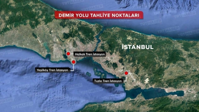 Demir Yolu Tahliye Noktaları Demir Yolu Tahliye Noktaları