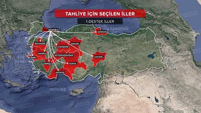 İstanbul’dan Tahliyesi Yapılacak Kişiler Nereye Gönderilecek İstanbul’dan Tahliyesi Yapılacak Kişiler Nereye Gönderilecek