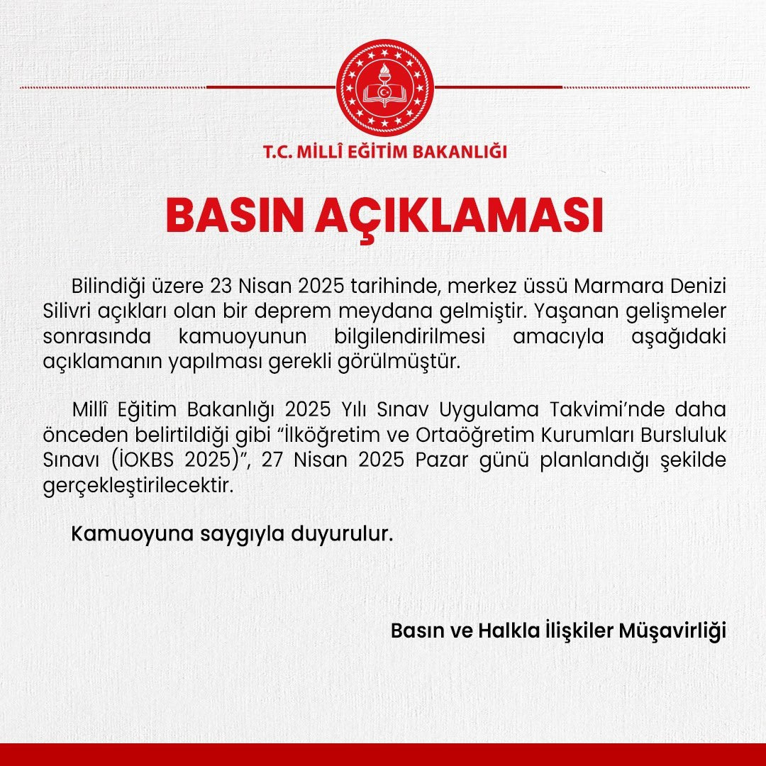 BURSLULUK SINAVI ERTELENECEK Mİ