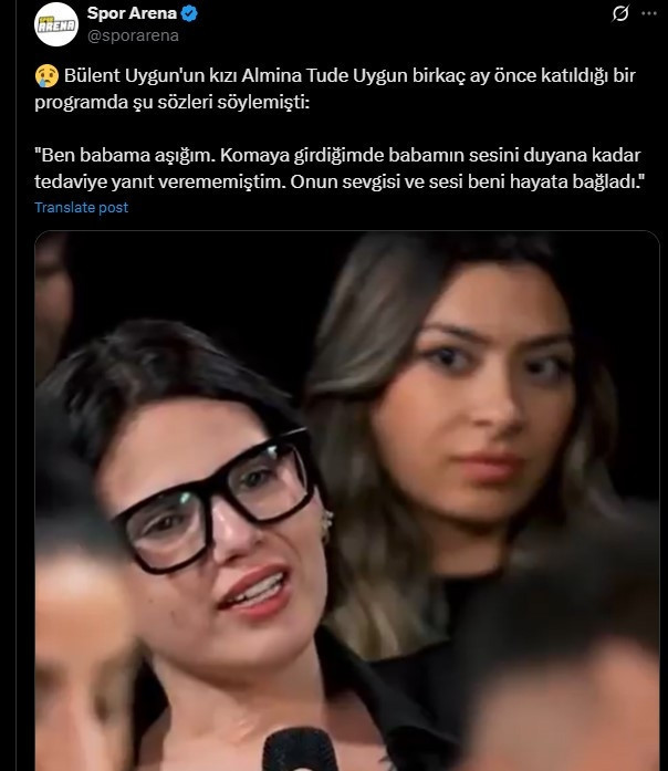 Bülent Uygun: Canım kızım Hakkın rahmetine kavuştu