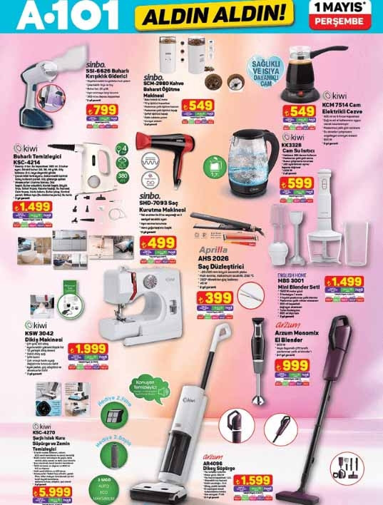 RAFLARDA A101 AKTÜEL İNDİRİMLİ ÜRÜNLER AFİŞİ 1 MAYIS PERŞEMBE 2025 || Bu hafta A101 aktüel ürünler kataloğu neler sunuyor A101 indirim broşürü, basınçlı yıkama makinesi, elektrikli bisiklet, kamp çadırı, buharlı temizleyici satışta