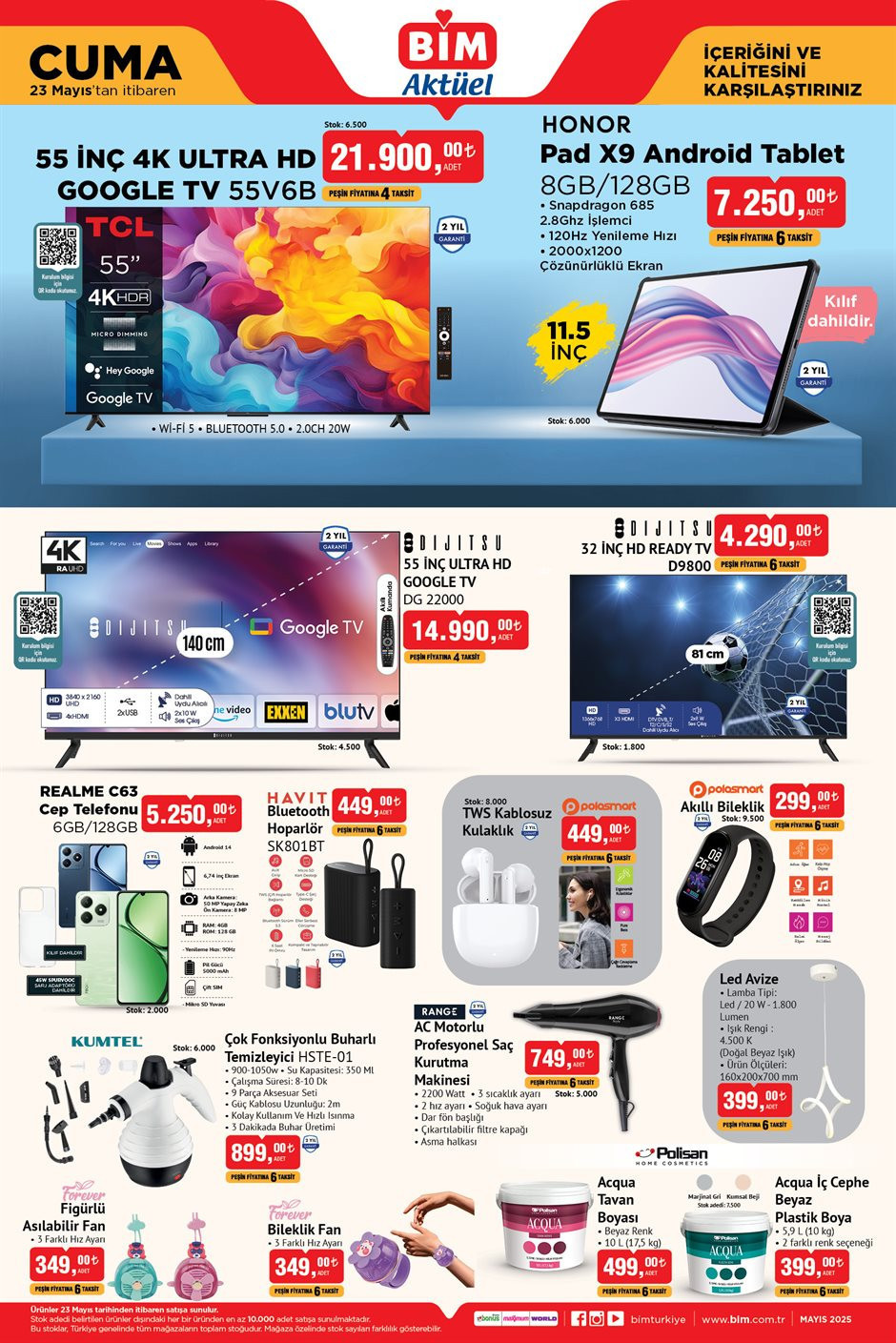 BİM AKTÜEL 23 MAYIS 2025 KATALOĞU BİM AKTÜEL 23 MAYIS 2025 KATALOĞU