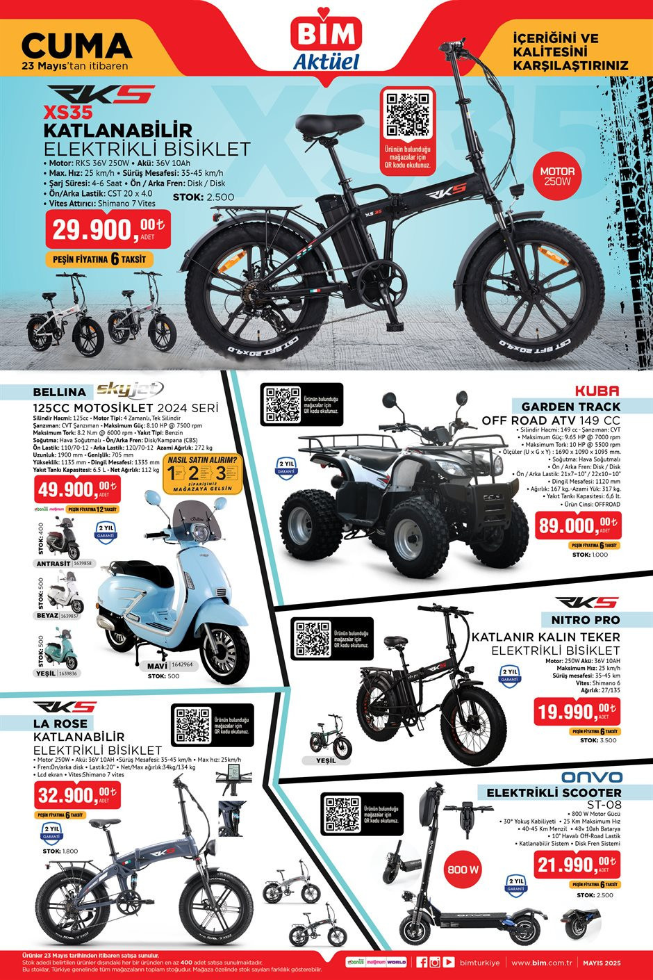 RAFLARDA BİM AKTÜEL ÜRÜNLER 23 MAYIS 2025 KATALOĞU || Bimde bu hafta cuma neler var Bim aktüel ürünler 23 Mayıs Flamingo Deniz Yatağı, Şişme Bot, Katlanabilir Elektrikli Bisiklet, Elektrikli Scooter getiriyor RAFLARDA BİM AKTÜEL ÜRÜNLER 23 MAYIS 2025 KATALOĞU || Bimde bu hafta cuma neler var Bim aktüel ürünler 23 Mayıs Flamingo Deniz Yatağı, Şişme Bot, Katlanabilir Elektrikli Bisiklet, Elektrikli Scooter getiriyor