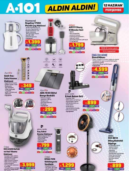SATIŞA ÇIKIYOR A101 12 HAZİRAN AKTÜEL KATALOG || A101 afişi bu hafta ürünleri neler, yeni aktüel broşür ürünleri hangileri A101e bu Perşembe vantilatör, otomobil ürünleri, spor malzemeleri geliyor SATIŞA ÇIKIYOR A101 12 HAZİRAN AKTÜEL KATALOG || A101 afişi bu hafta ürünleri neler, yeni aktüel broşür ürünleri hangileri A101e bu Perşembe vantilatör, otomobil ürünleri, spor malzemeleri geliyor