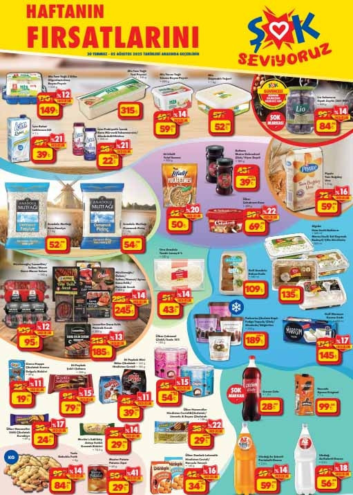 ŞOK İNDİRİM AFİŞİ VE YENİ AKTÜEL ÜRÜNLERİ 3O TEMMUZ 2025