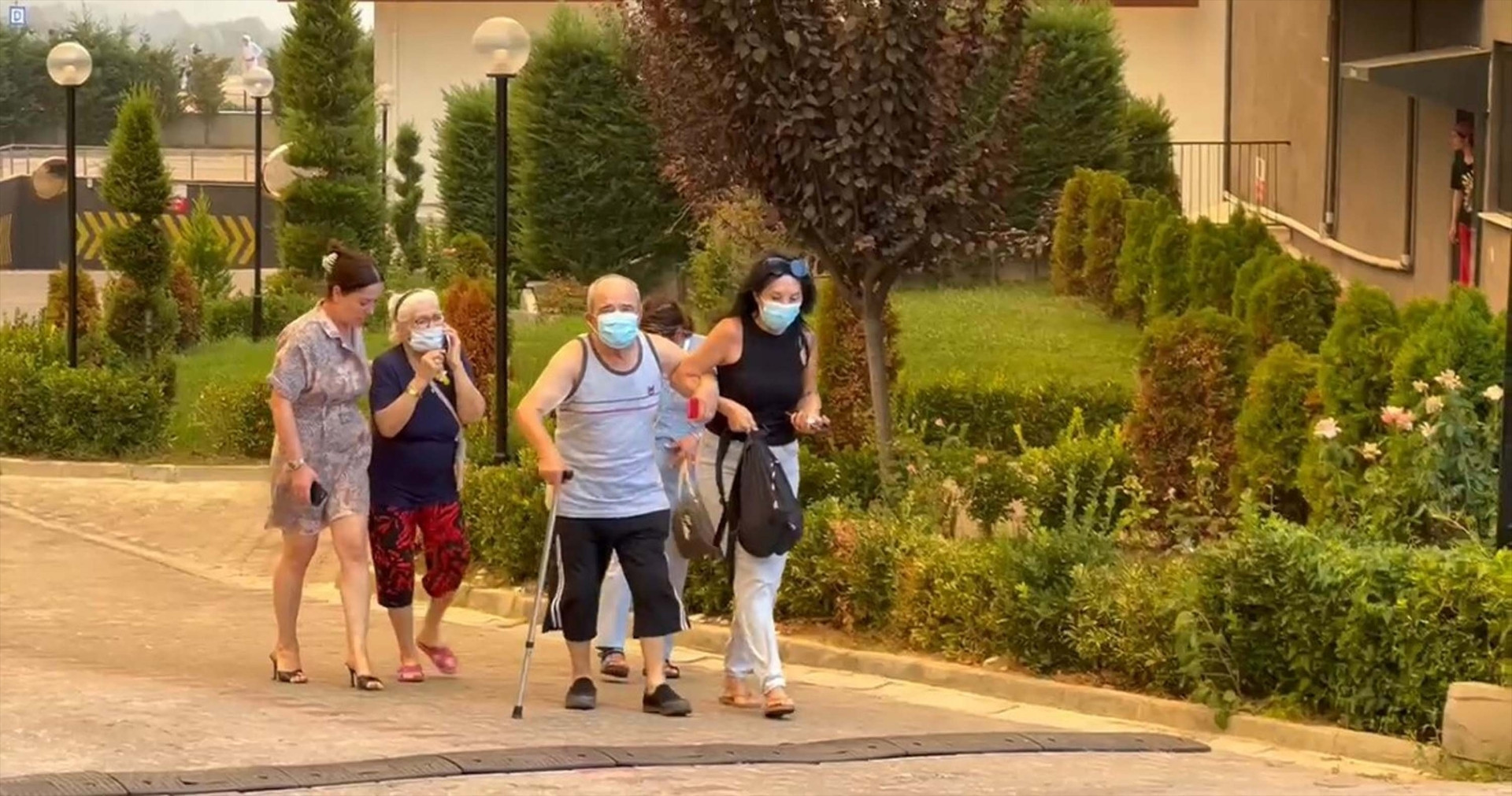 Çanakkalede alevlerle mücadele