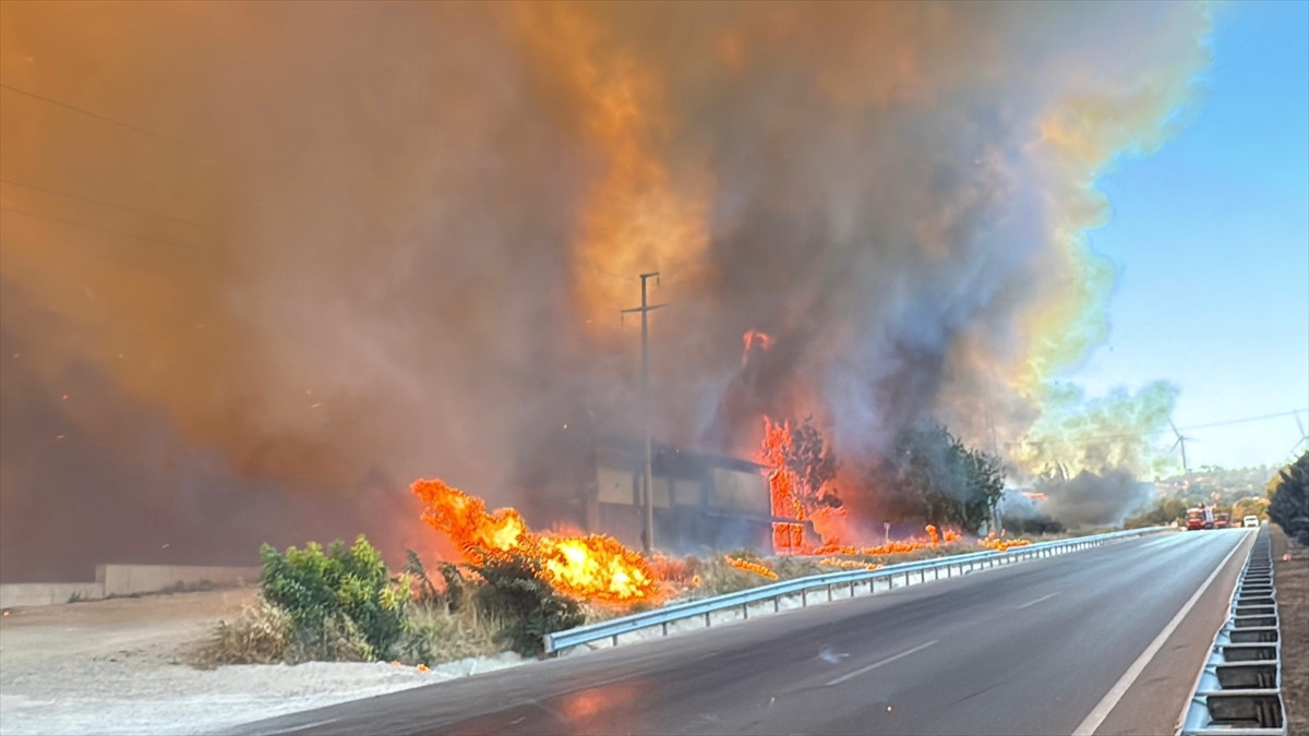 ÇANAKKALE KEPEZ  ORMAN YANGINI SON DURUM