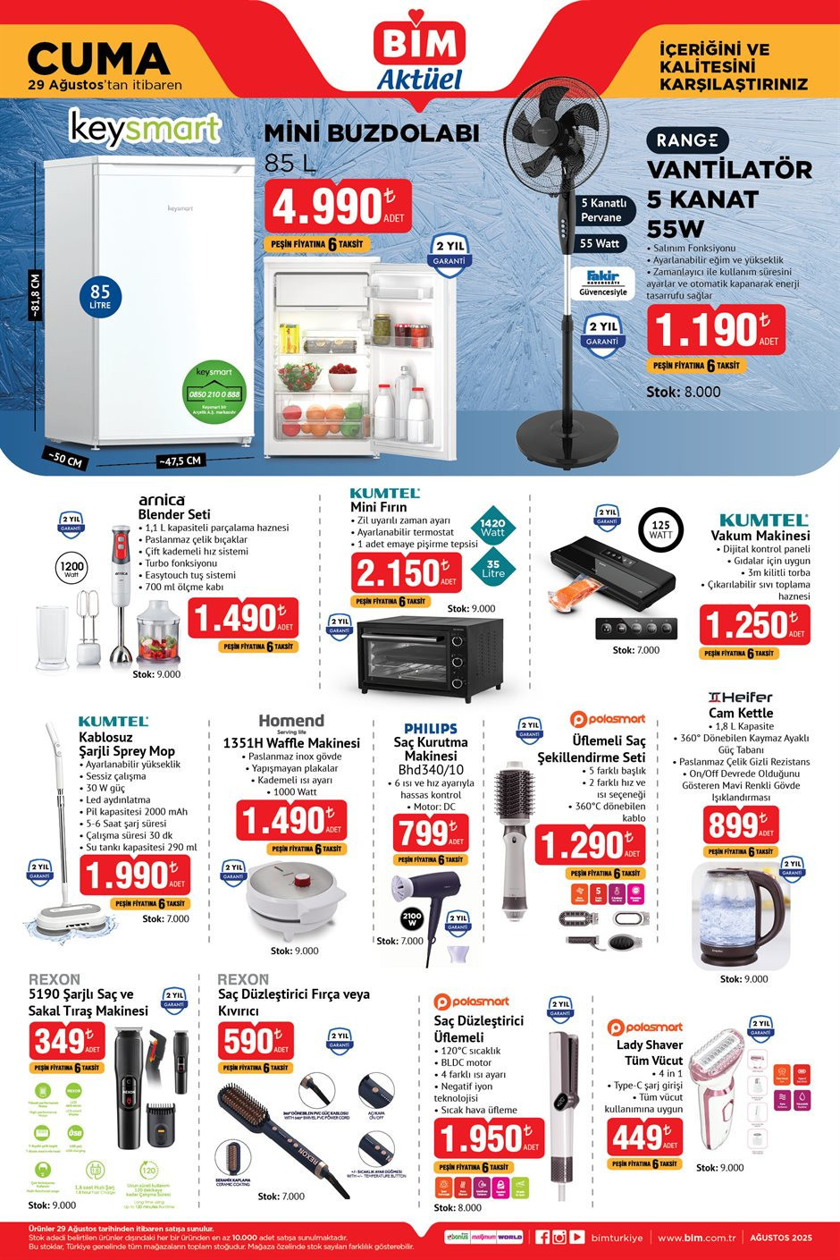 29 AĞUSTOS BİM KATALOĞU 2025- İNDİRİMLİ ÜRÜNLER (SATIŞTA) || Bu hafta cuma bime gelecek ürünler neler Bim ektüel afişi Range 5 Kanat Vantilatör, Homend Waffle Makinesi getiriyor 29 AĞUSTOS BİM KATALOĞU 2025- İNDİRİMLİ ÜRÜNLER (SATIŞTA) || Bu hafta cuma bime gelecek ürünler neler Bim ektüel afişi Range 5 Kanat Vantilatör, Homend Waffle Makinesi getiriyor