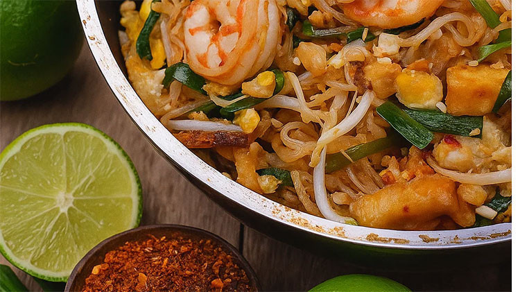 Karidesli pad Thai tarifi