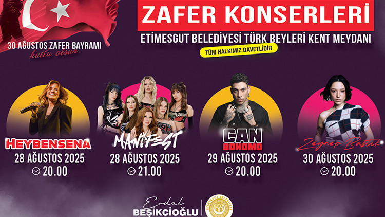 ANKARA 30 AĞUSTOS KONSERLERİ