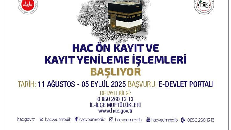 Hac kuraları ne zaman çekilecek 2026 | Hac ön kayıtları ve kayıt yenileme ne zaman, nasıl yapılır Diyanet hac kurası takvim bilgisi