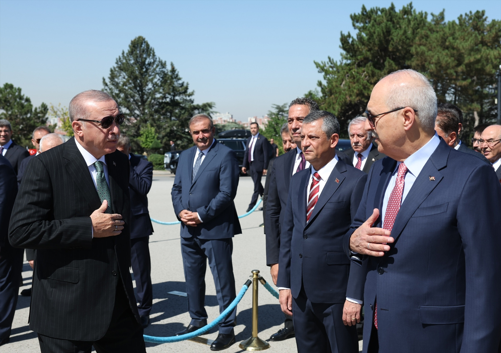 Büyük Zaferin 103. yılı... Devlet erkanı Anıtkabiri ziyaret etti