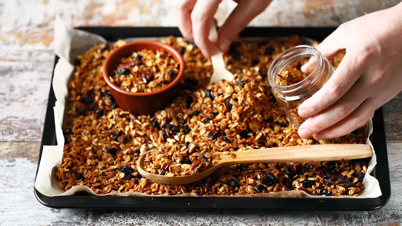 Ev yapımı granola tarifi