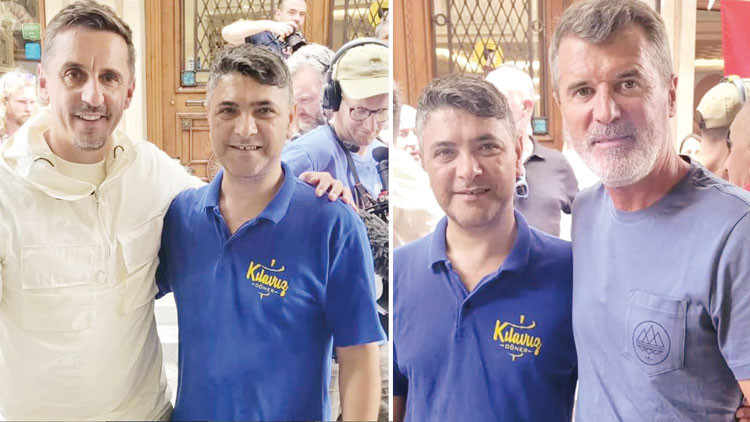 İngiliz futbol efsaneleri döner kesip balık tuttu