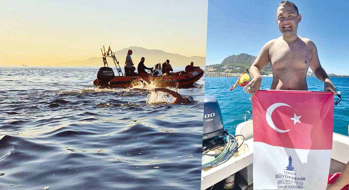 Tuna’dan Cebelitarık’ta tarihi kulaç