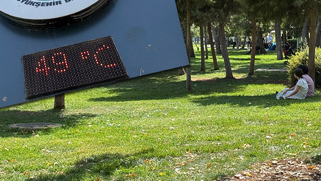 Kent sıcaktan kavuruluyor! Termometre 49 dereceye çıktı