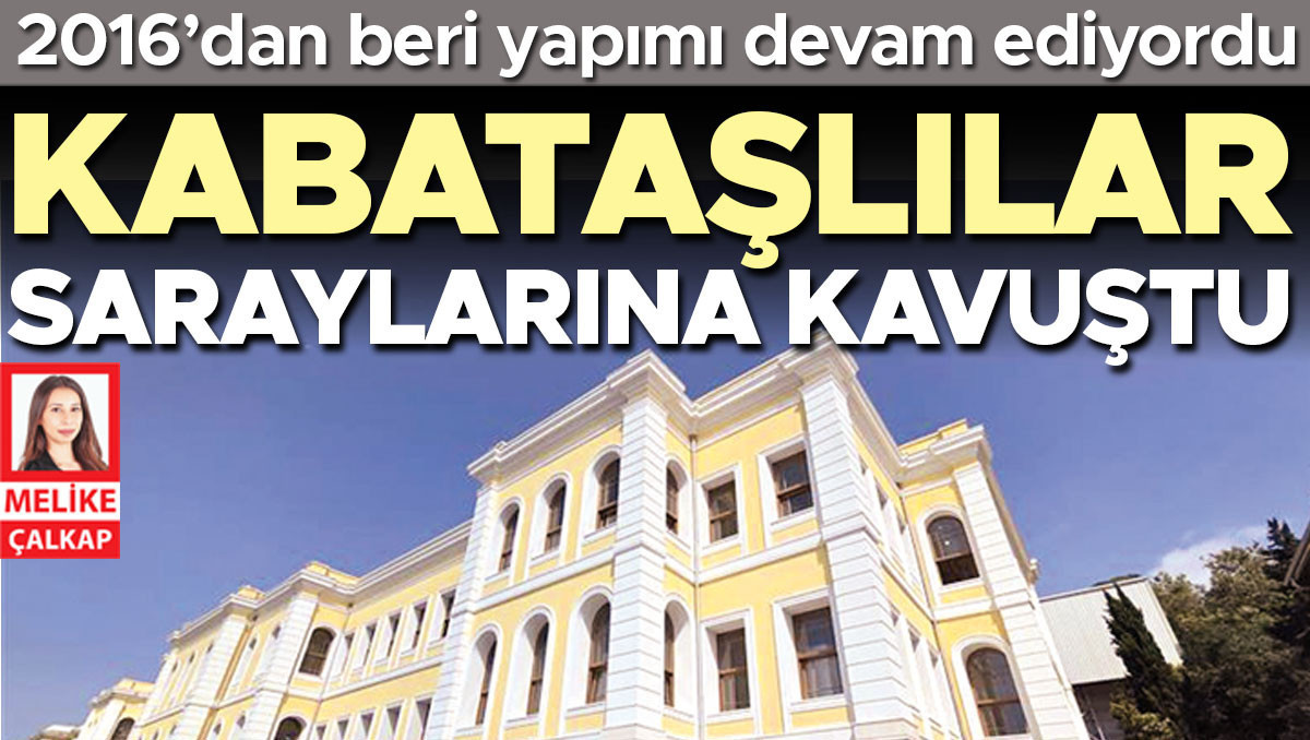 Kabataşlılar saraylarına kavuştu