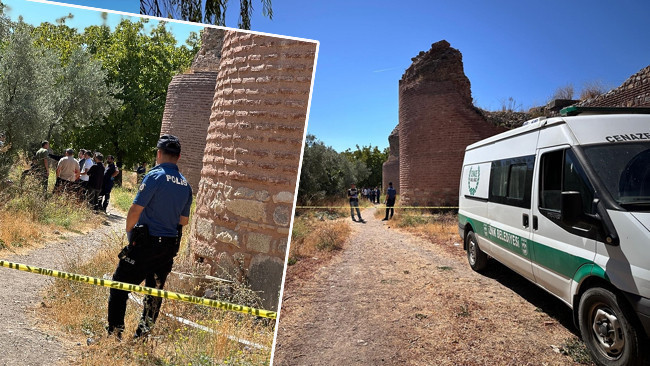 Tarihi surların dibinde cansız beden bulundu