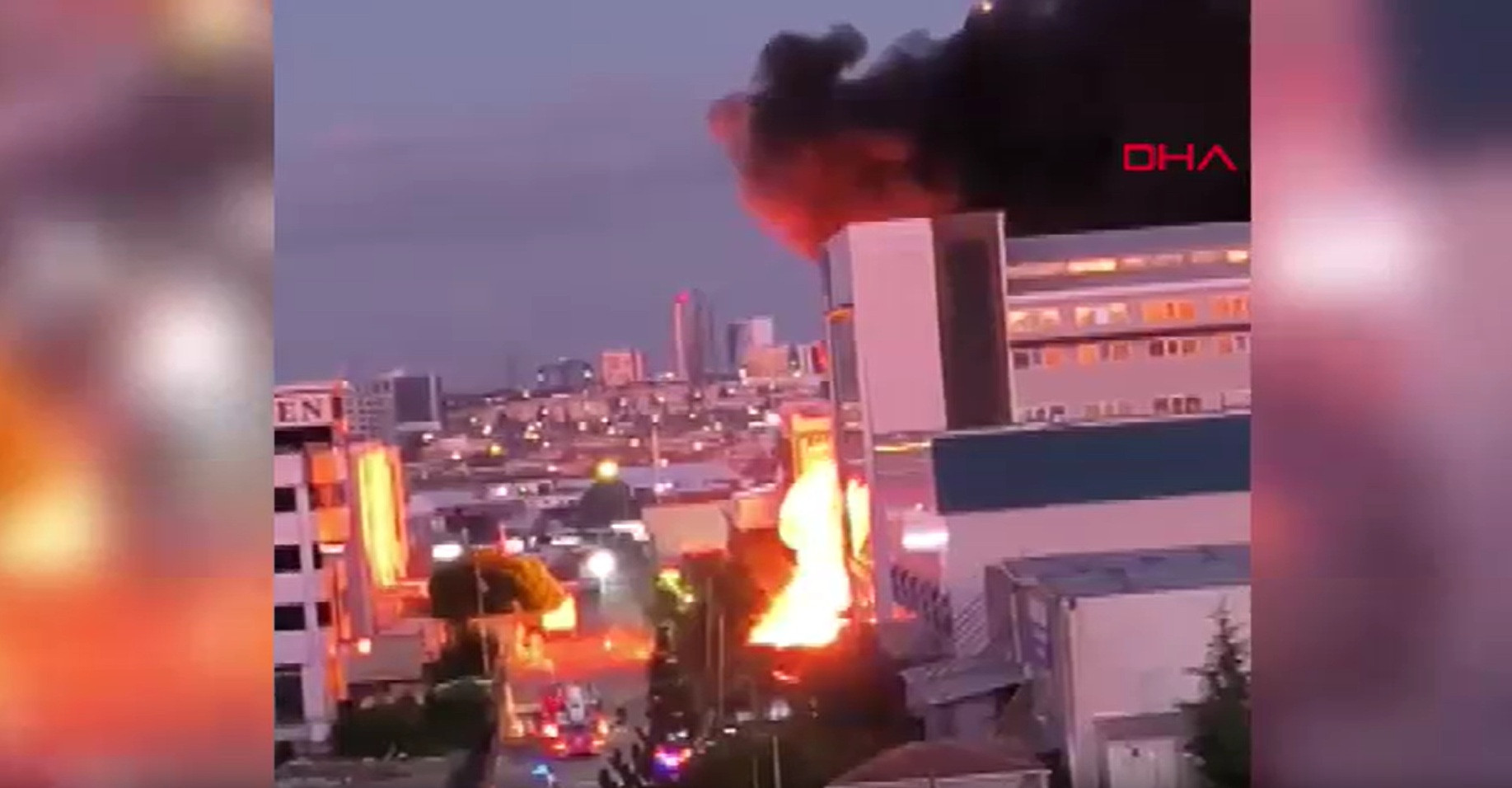 İkitelli Organize Sanayi Bölgesi'nde yangın