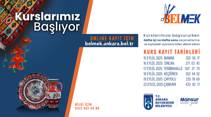 BELMEK KURSLARI BAŞVURU TARİHLERİ 2025-2026 || Belmek kurs kayıtları başladı mı, ne zaman başlıyor Ankara Meslek Edindirme Kursları kayıtları nereden yapılır