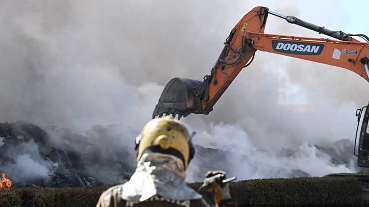 Ankara'da korkutan yangın