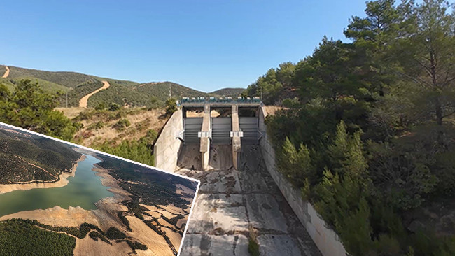 Baraj kurudu! İlçenin su ihtiyacı kuyulardan karşılanıyor