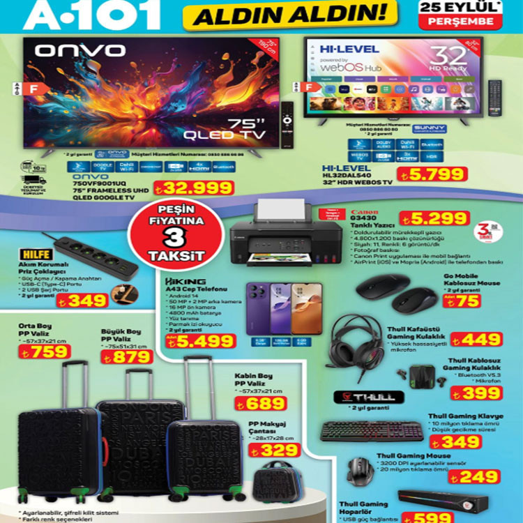 A101 ALDIN ALDIN AFİŞİ TAMAMI 25 EYLÜL 2025