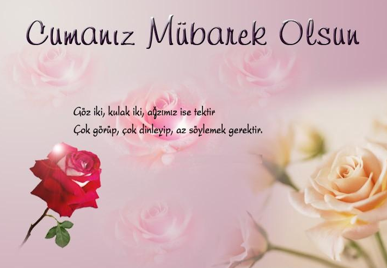 GÖRSELLİ - RESİMLİ CUMA MESAJLARI