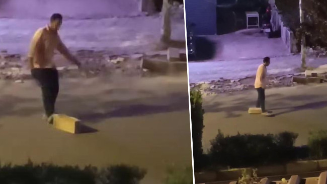 Hatay'da hayrete düşüren olay: Otostop çektiği araçlar durmayınca bakın ne yaptı