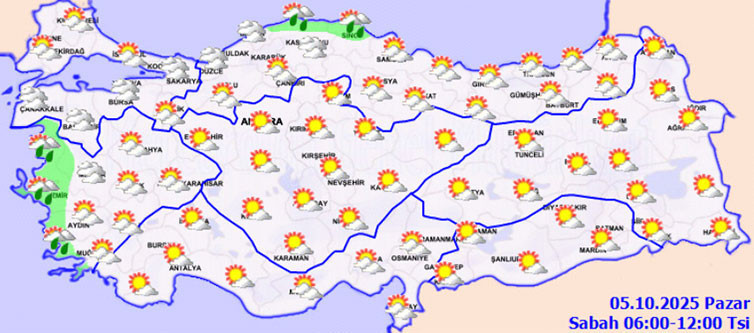 BUGÜNÜN HAVA DURUMU RAPORU 5 EKİM 2025 PAZAR SON DAKİKA || Bugün hava nasıl olacak, hangi illerde yağmur var, İstanbulda yağmur yağacak mı Meteorolojiden bu iller için sağanak yağış uyarısı BUGÜNÜN HAVA DURUMU RAPORU 5 EKİM 2025 PAZAR SON DAKİKA || Bugün hava nasıl olacak, hangi illerde yağmur var, İstanbulda yağmur yağacak mı Meteorolojiden bu iller için sağanak yağış uyarısı