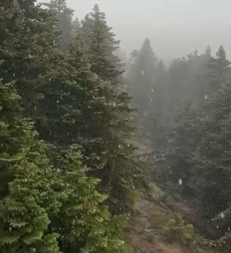 Kar yağışı başladı Meteoroloji uyardı: Gün boyu devam edecek