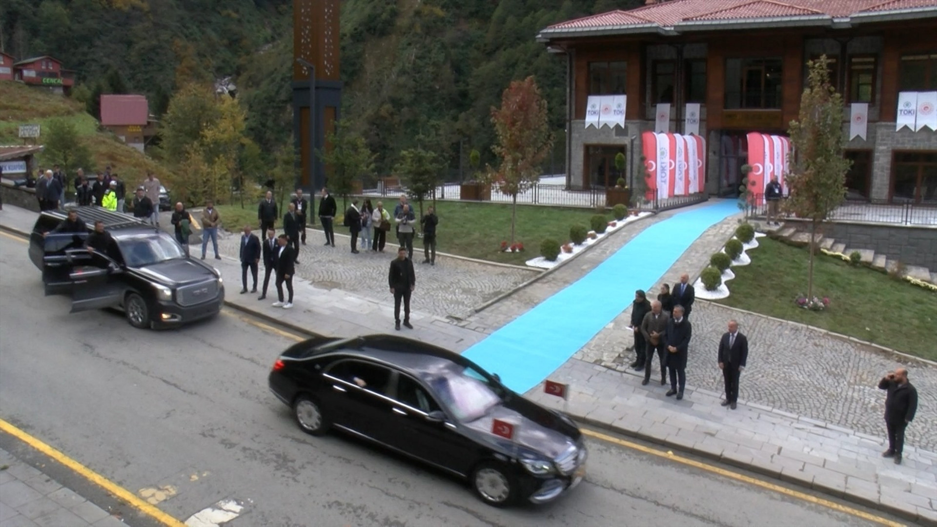 Cumhurbaşkanı Erdoğandan Ayder Yaylasına ziyaret