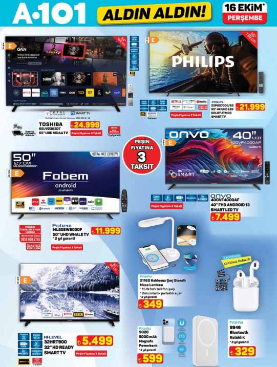 a101 16 ekim 2025 kataloğu paylaşıldı: A101'de bu hafta neler var? A101 AFİŞ 16 EKİM 2025 ÜRÜNLERİ TAMAMI