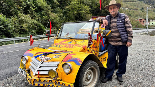 Emekli olduktan sonra Trabzona getirdi Bu aracı başkasının kullanması yasak | 1.5 milyon teklif ettiler ama satmadım