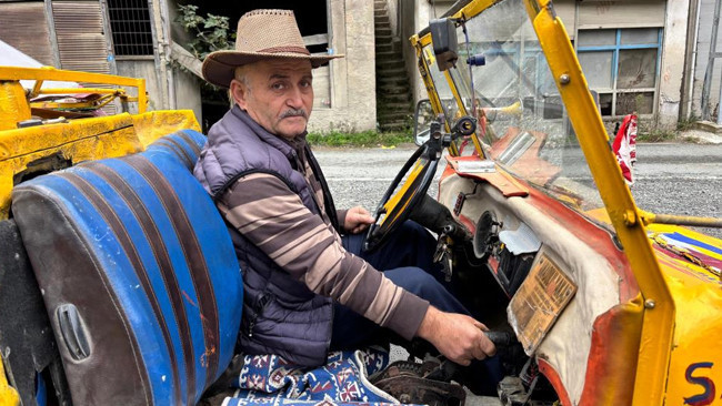Emekli olduktan sonra Trabzona getirdi Bu aracı başkasının kullanması yasak | 1.5 milyon teklif ettiler ama satmadım