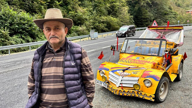 Emekli olduktan sonra Trabzona getirdi Bu aracı başkasının kullanması yasak | 1.5 milyon teklif ettiler ama satmadım