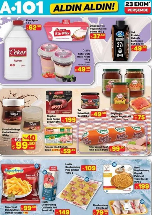 RAFLARDA A101 ALDIN ALDIN HAFTANIN YENİ KATALOĞU VE ÜRÜNLERİ 23 EKİM 2025 || A101 Aldın Aldın afişi bu hafta neler sunuyor A101 aktüel ile Android TV, buharlı temizleyici, Belçika waffle makinesi, pas sökücü satışta RAFLARDA A101 ALDIN ALDIN HAFTANIN YENİ KATALOĞU VE ÜRÜNLERİ 23 EKİM 2025 || A101 Aldın Aldın afişi bu hafta neler sunuyor A101 aktüel ile Android TV, buharlı temizleyici, Belçika waffle makinesi, pas sökücü satışta