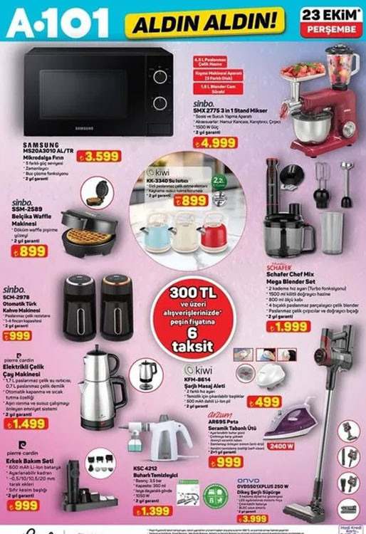RAFLARDA A101 ALDIN ALDIN HAFTANIN YENİ KATALOĞU VE ÜRÜNLERİ 23 EKİM 2025 || A101 Aldın Aldın afişi bu hafta neler sunuyor A101 aktüel ile Android TV, buharlı temizleyici, Belçika waffle makinesi, pas sökücü satışta RAFLARDA A101 ALDIN ALDIN HAFTANIN YENİ KATALOĞU VE ÜRÜNLERİ 23 EKİM 2025 || A101 Aldın Aldın afişi bu hafta neler sunuyor A101 aktüel ile Android TV, buharlı temizleyici, Belçika waffle makinesi, pas sökücü satışta