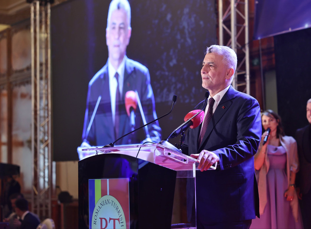Ticaret Bakanı Bolat, Romanya'daki 29 Ekim Cumhuriyet Bayramı programında konuştu