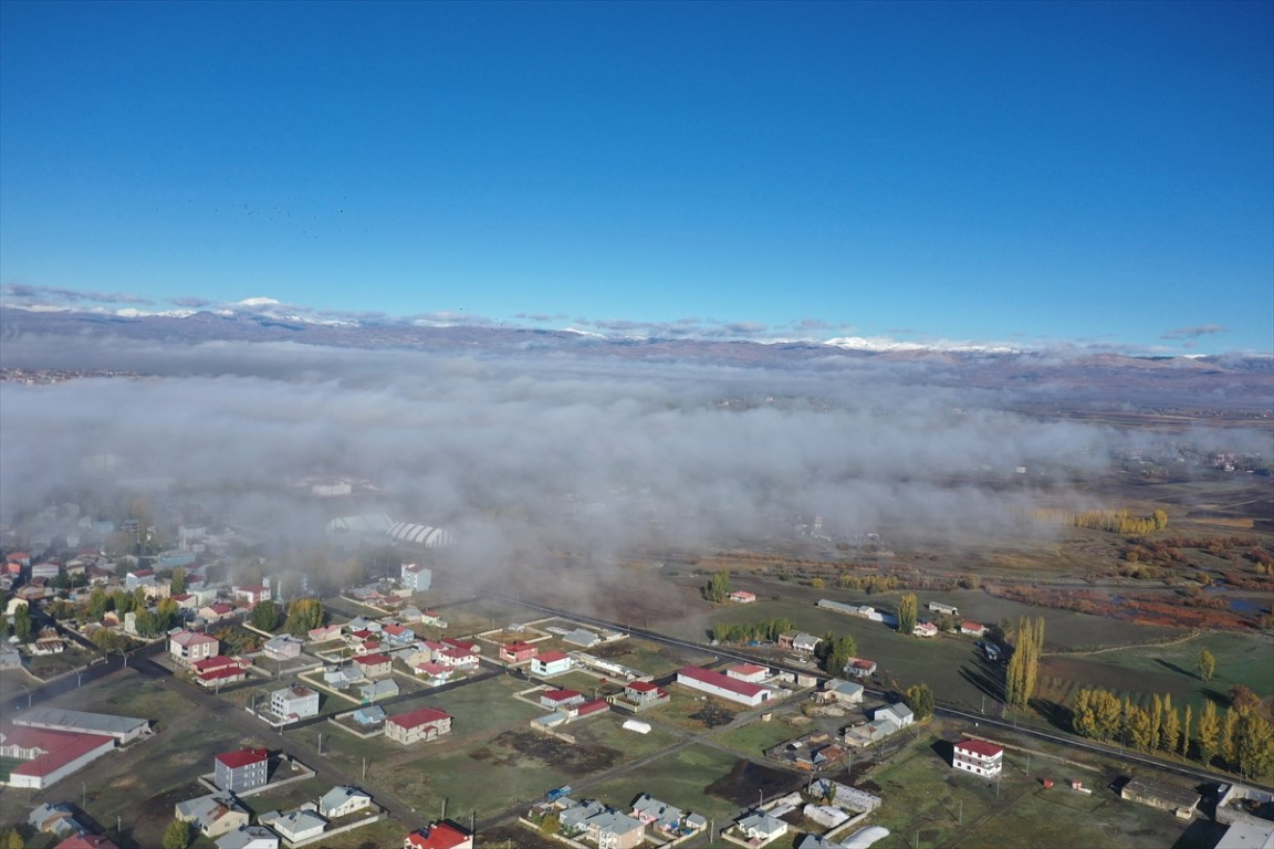 Kış bastırdı, bölge beyaza büründü Hava sıcaklığı eksi 5 dereceye kadar düştü