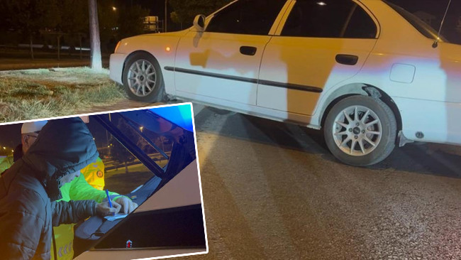 Direksiyon başında uyuyakaldı! Kaza sonrası da uyumaya devam etti